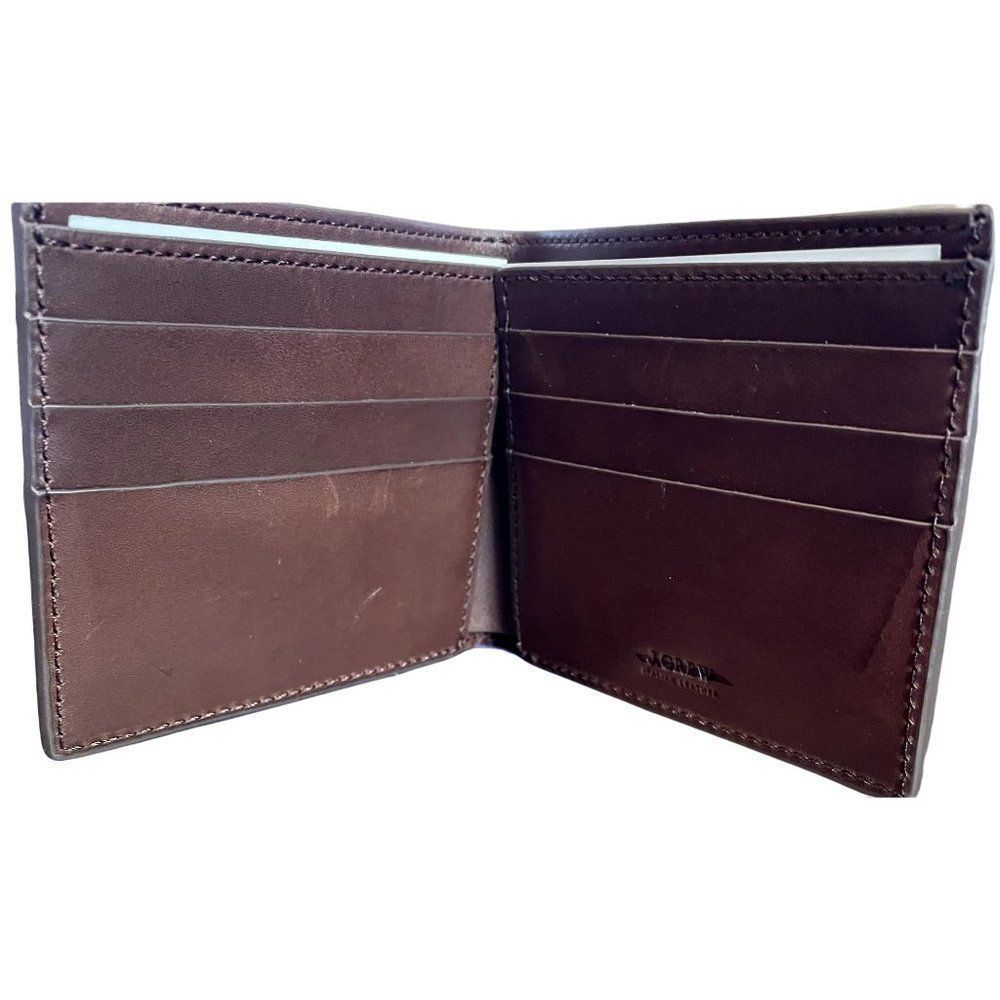 J.CREW Men's Leather Billfold Wallet